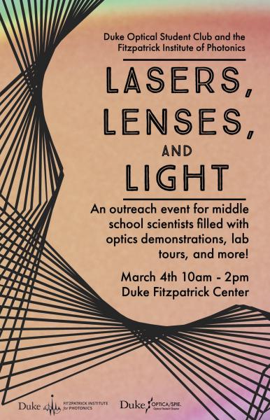 Lasers Lenses and Light outreach