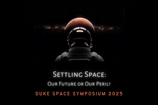 Flyer with photo of astronaut