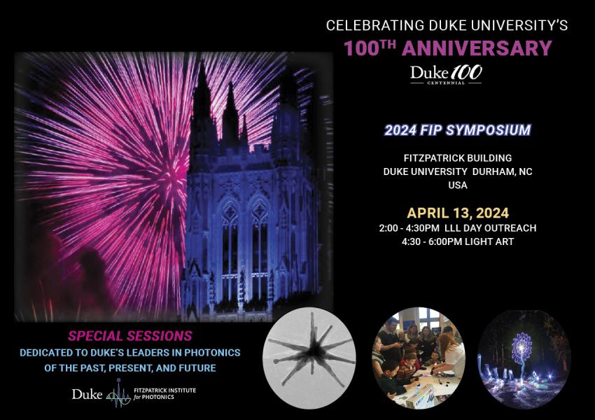 FIP  2024 symposium Duke Centennial