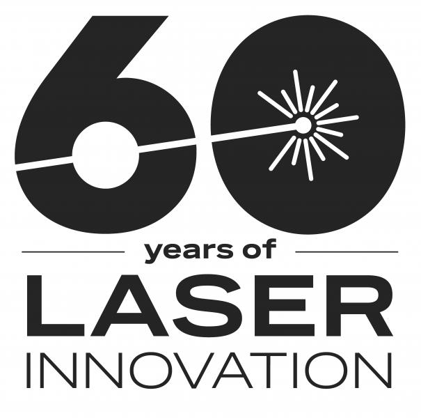 60th year of laser logo